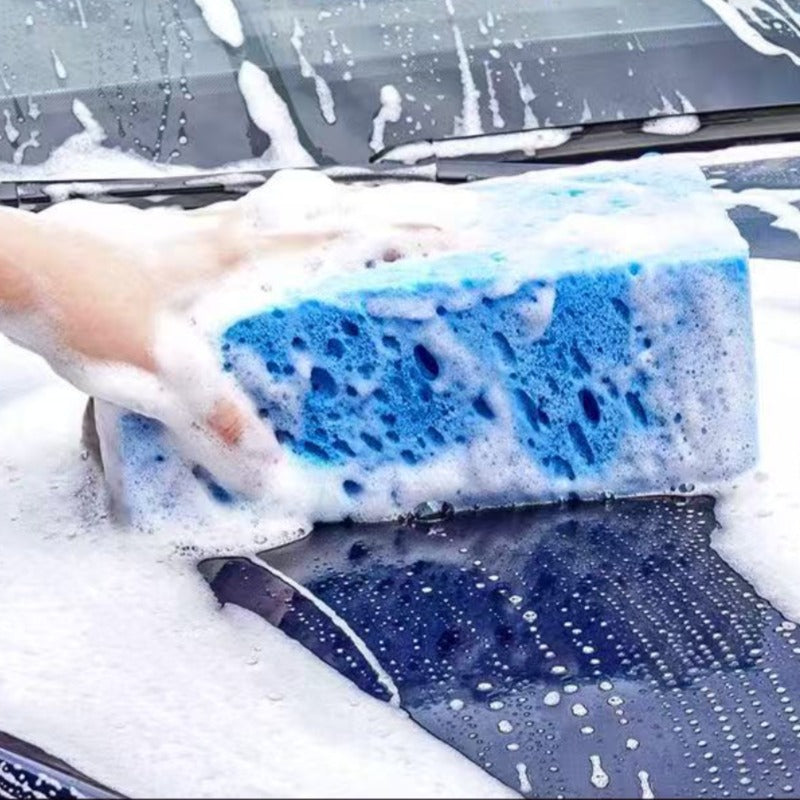 Car wash sponges, squeegees, and towels