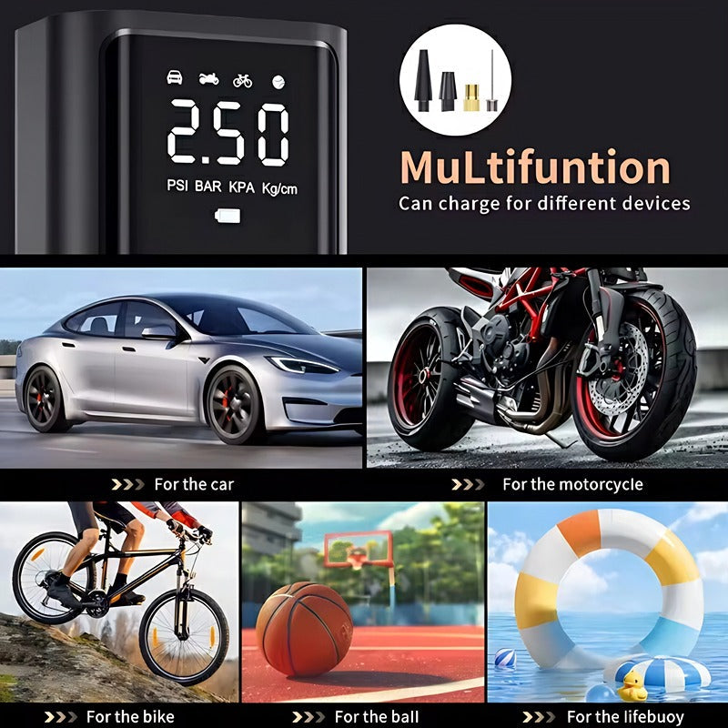 Portable Rechargeable Wireless Electric Tire Inflator for BYD