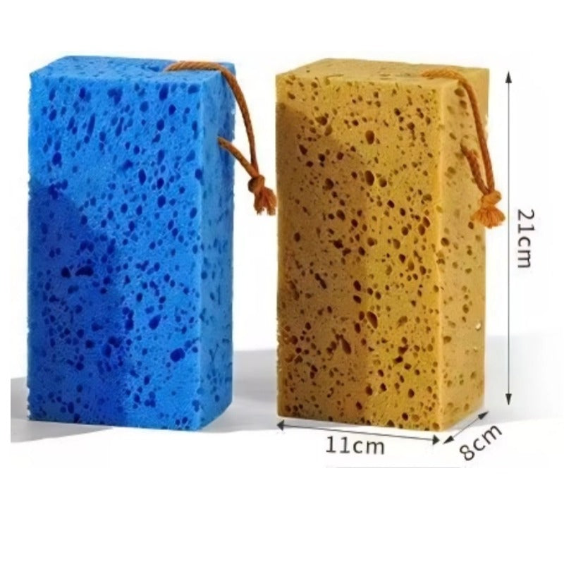 Car wash sponges, squeegees, and towels