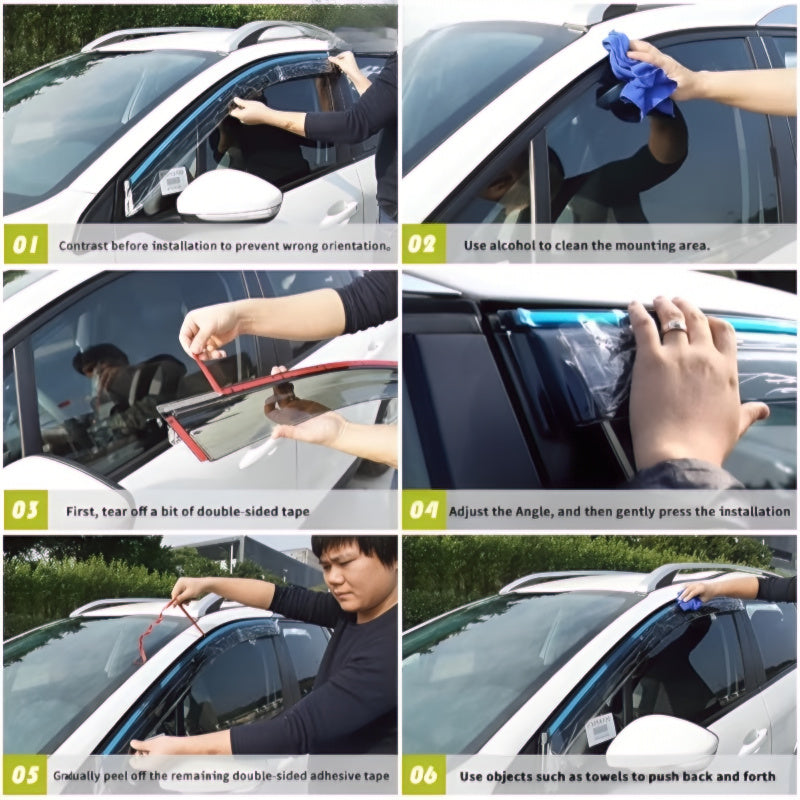 Xpeng G9&G6&P7&P7+ &M03 Window Visor Deflector  (Four Pieces)