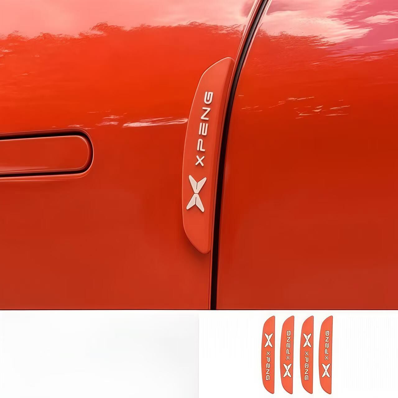 Car Door Anti-Collision Strip& Car Door Corner Edge Guards   ( 4 Pcs)