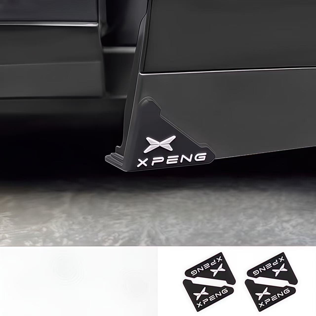 Car Door Anti-Collision Strip& Car Door Corner Edge Guards   ( 4 Pcs)