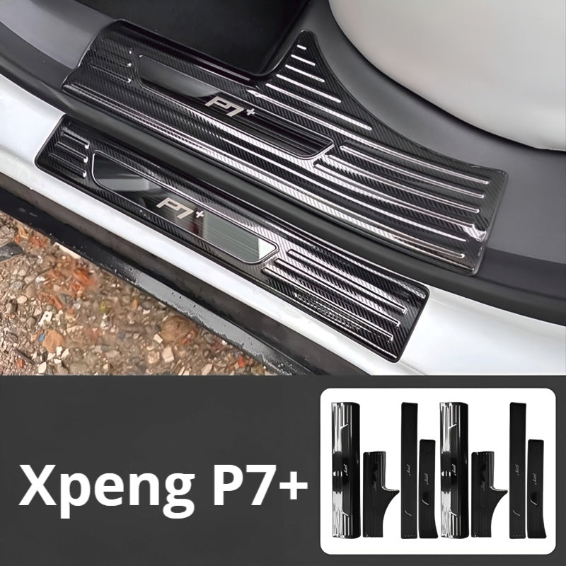 XPENG P7+  Front and Rear Door Car Pedal Kick Protection Strip Trunk Protection Strip