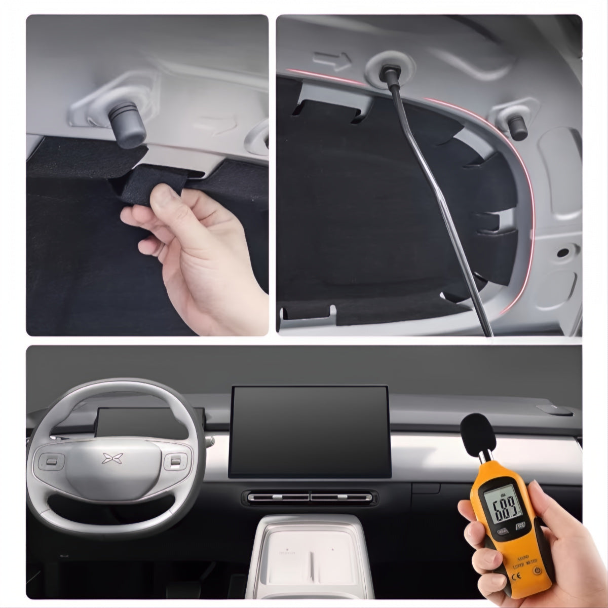 Xpeng P7+ Front Trunk Soundproofing Wool