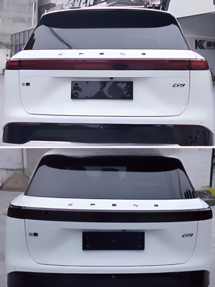 Xpeng G9 X9 Transparent Smoked Black Protective Film( Pack of 10 )