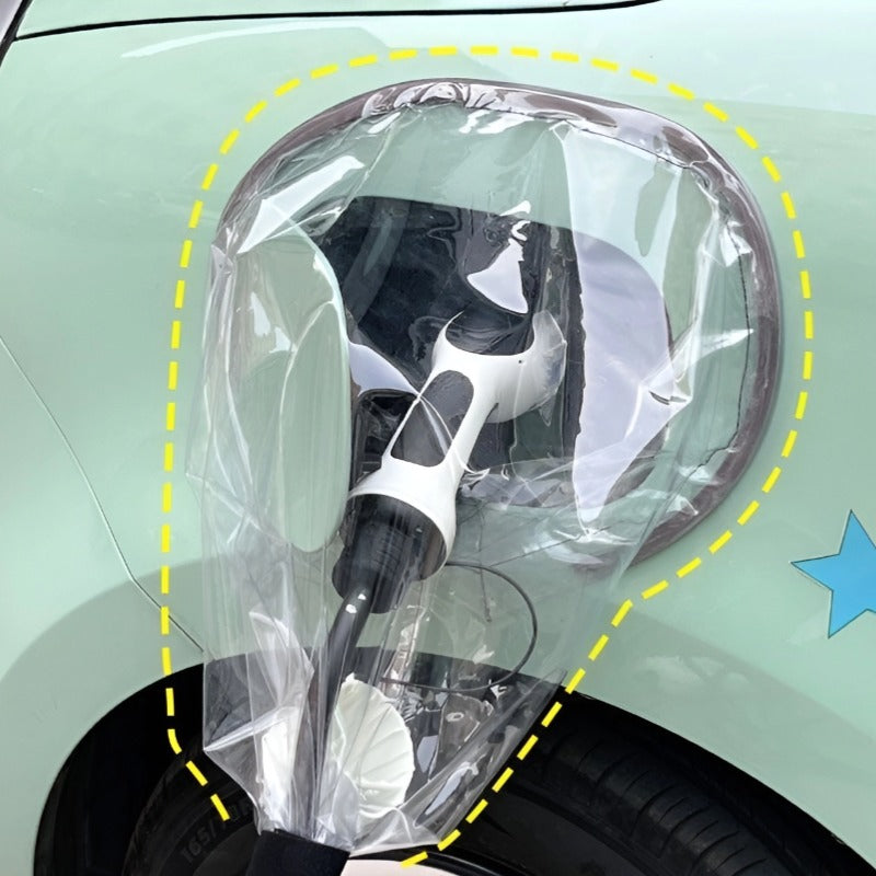 New energy vehicle charging rain cover