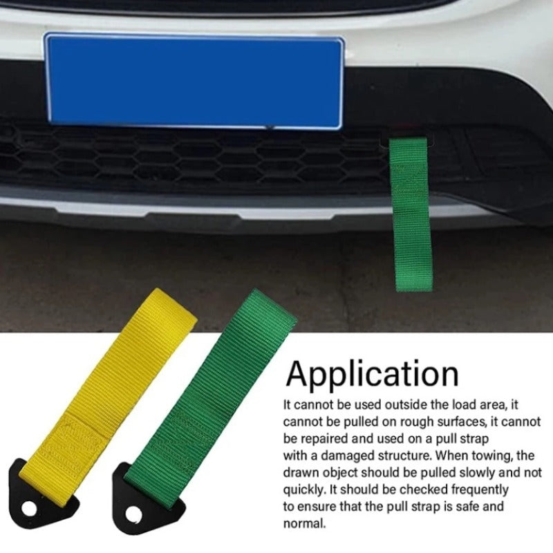 Car Tow Strap with Decorative Trim