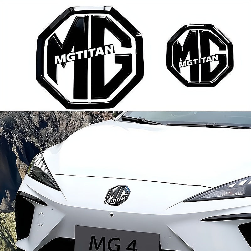 Car Rear Logo Front Grille Badge Decal For MG4/MG S5/MG QS