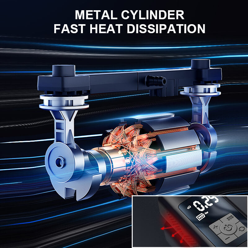 Portable Rechargeable Wireless Electric Tire Inflator for BYD