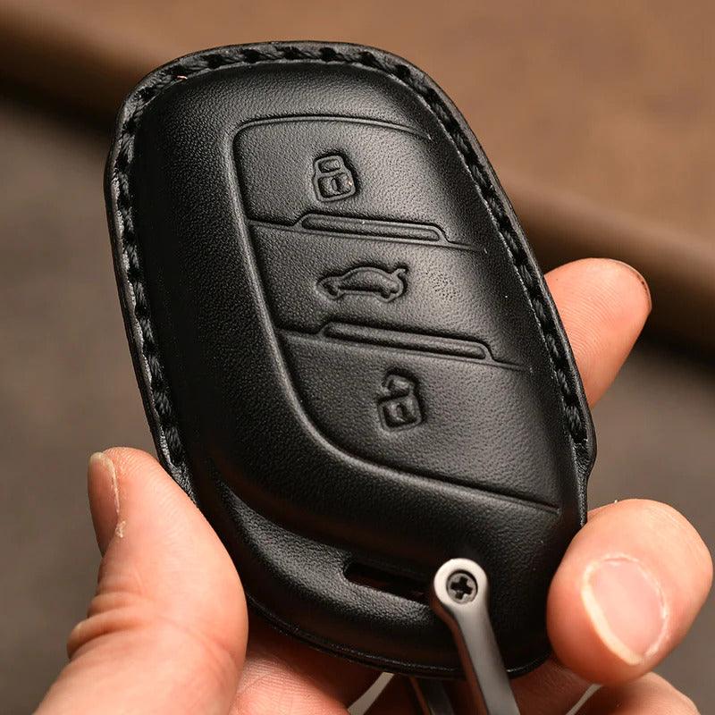 Leather Car Key Case Car Keychain