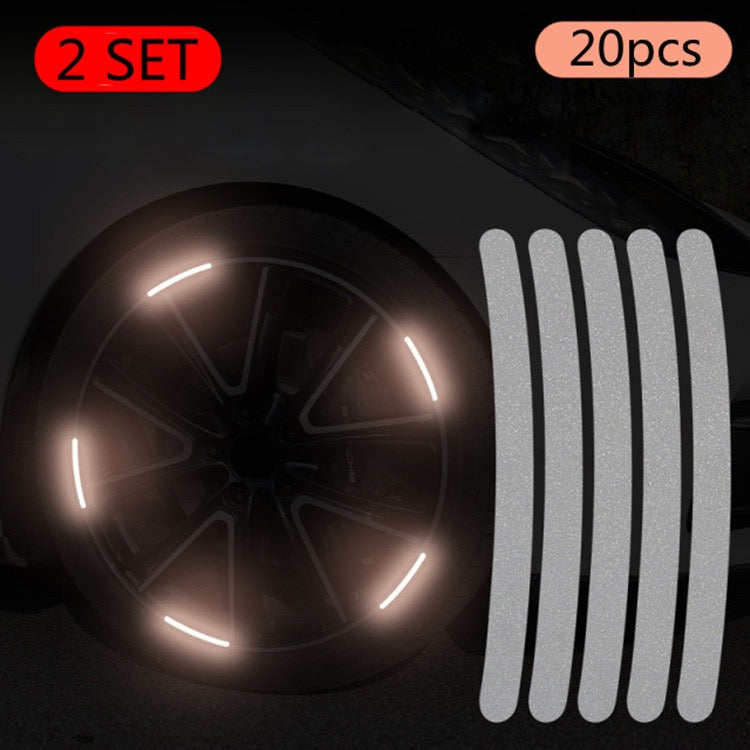 Fluorescent Stickers For Car Wheels