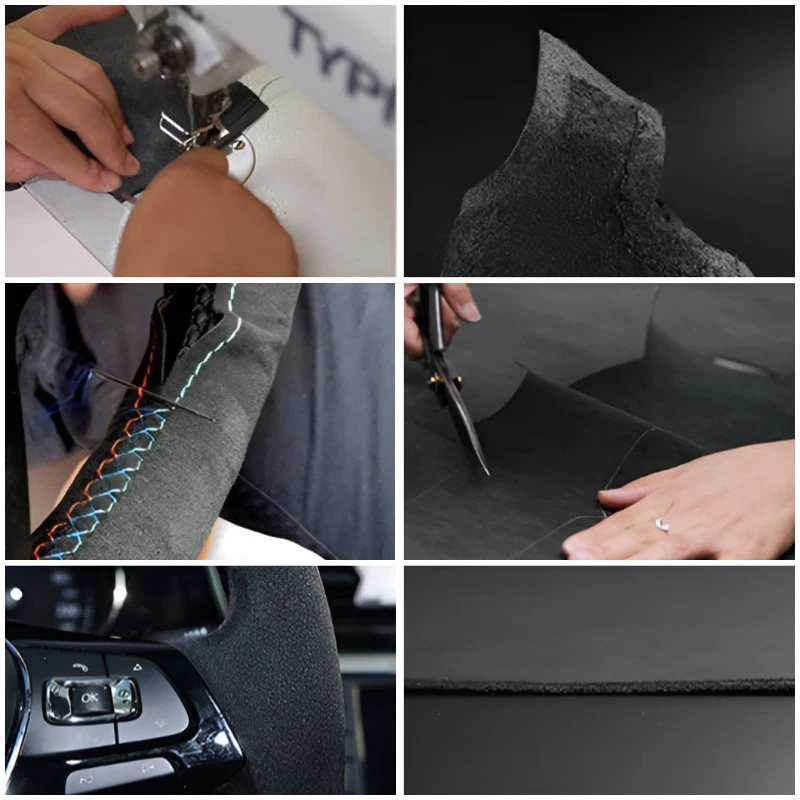 Genuine Leather Handmade Steering Wheel Cover for Chery Jetour T2