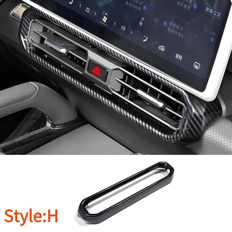 For Chery Jetour T2 ABS Grain Gear Shift Knob Decorator Cover