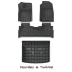 TPE Rubber Floor Mats & Trunk Mat for Chery Jetour T1