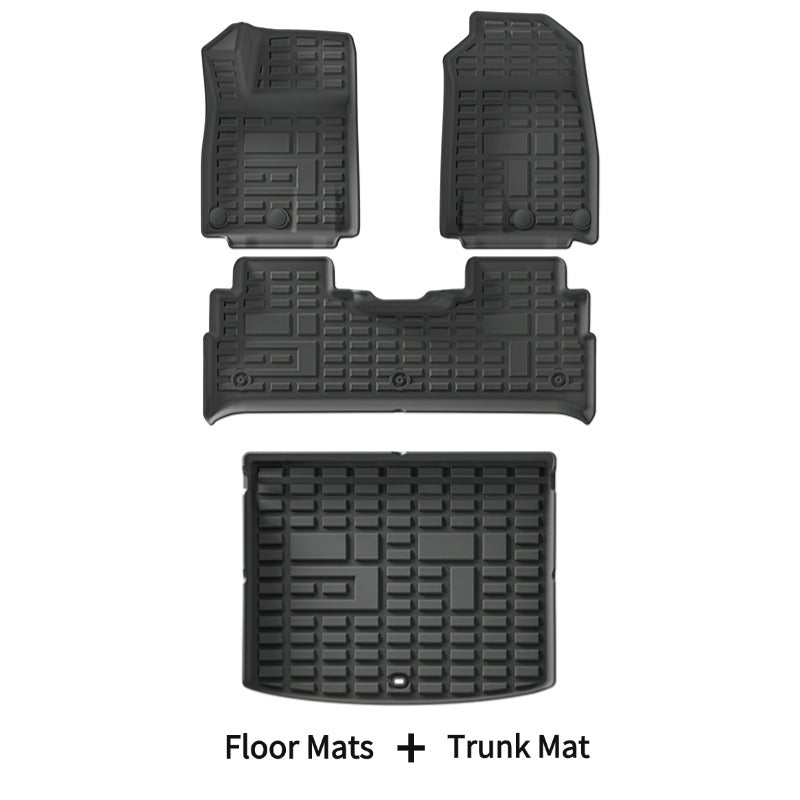TPE Rubber Floor Mats & Trunk Mat for Chery Jetour T1