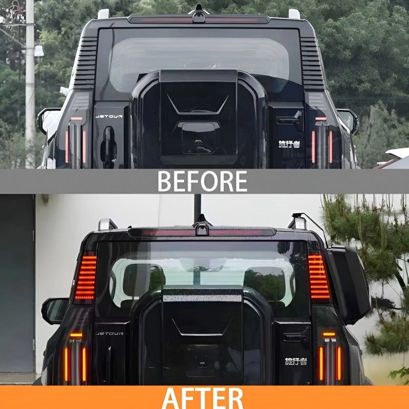 Rear Running Tail Pillar Light Bumper Lamp Kit For Chery Jetour T2