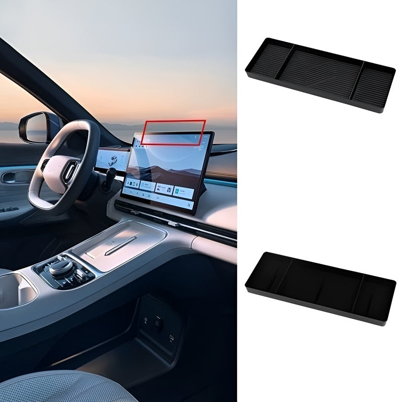 Center Console Organizer Tray and Behind Screen Storage Box for MG S5