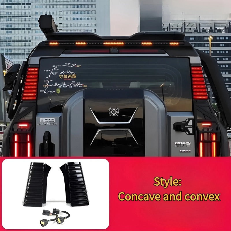 Rear Running Tail Pillar Light Bumper Lamp Kit For Chery Jetour T2