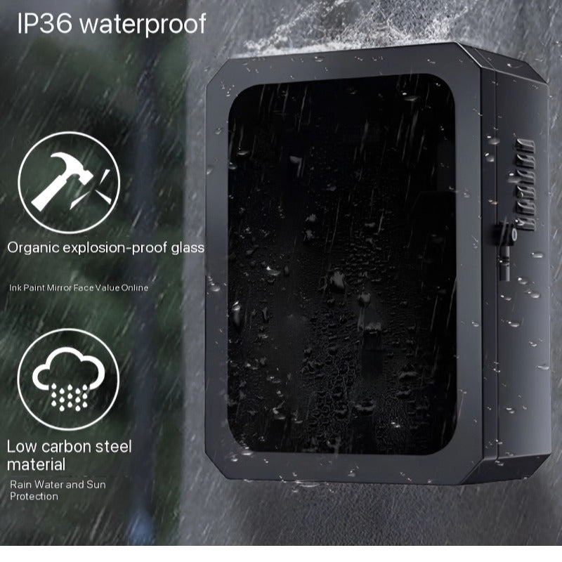 Charging post protection box for EV