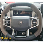 Genuine Leather Handmade Steering Wheel Cover for Chery Jetour T2