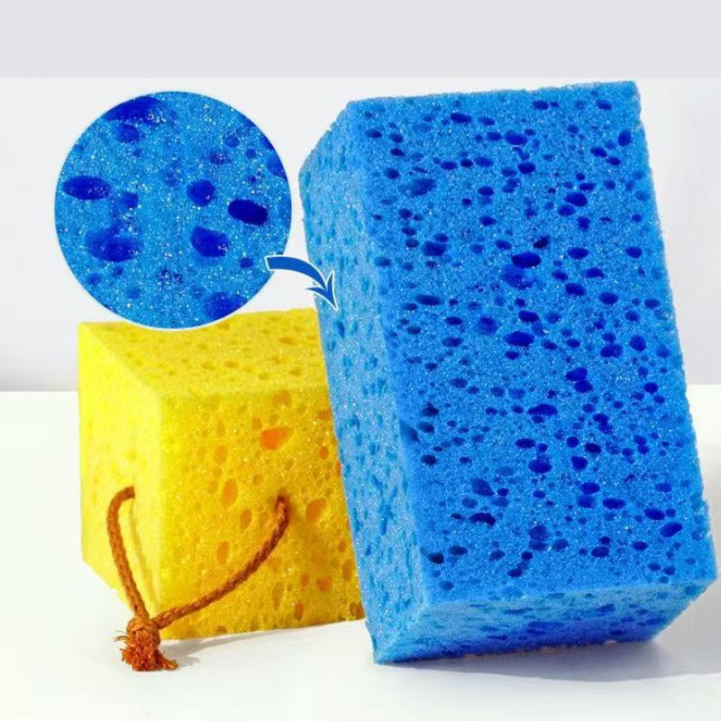 Car wash sponges, squeegees, and towels