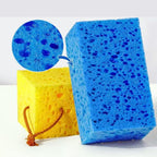 Car wash sponges, squeegees, and towels