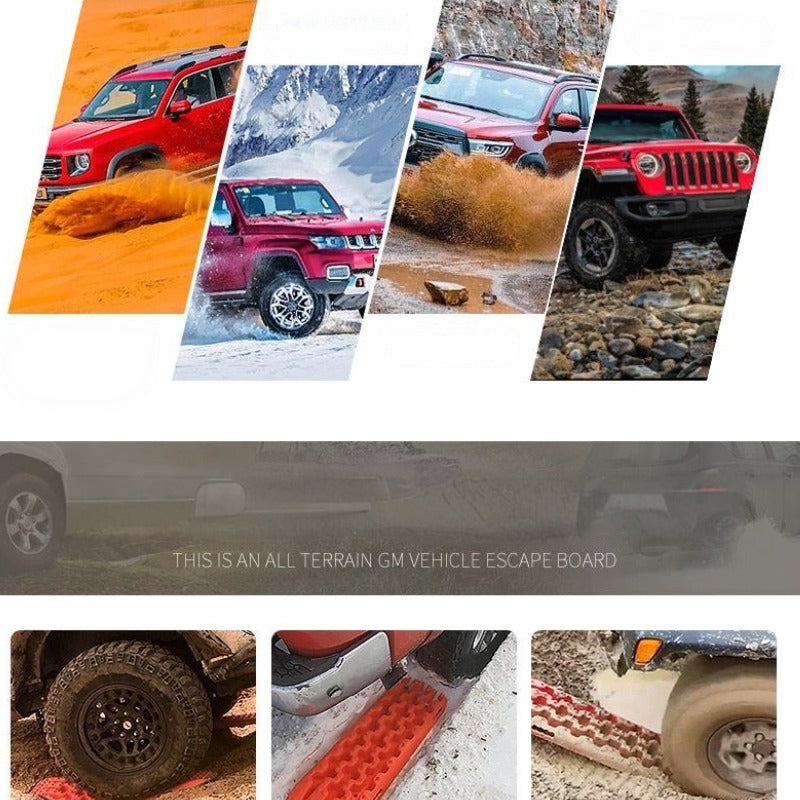 Car tire rescue board