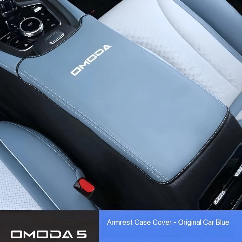 Leather armrest cover for Omoda