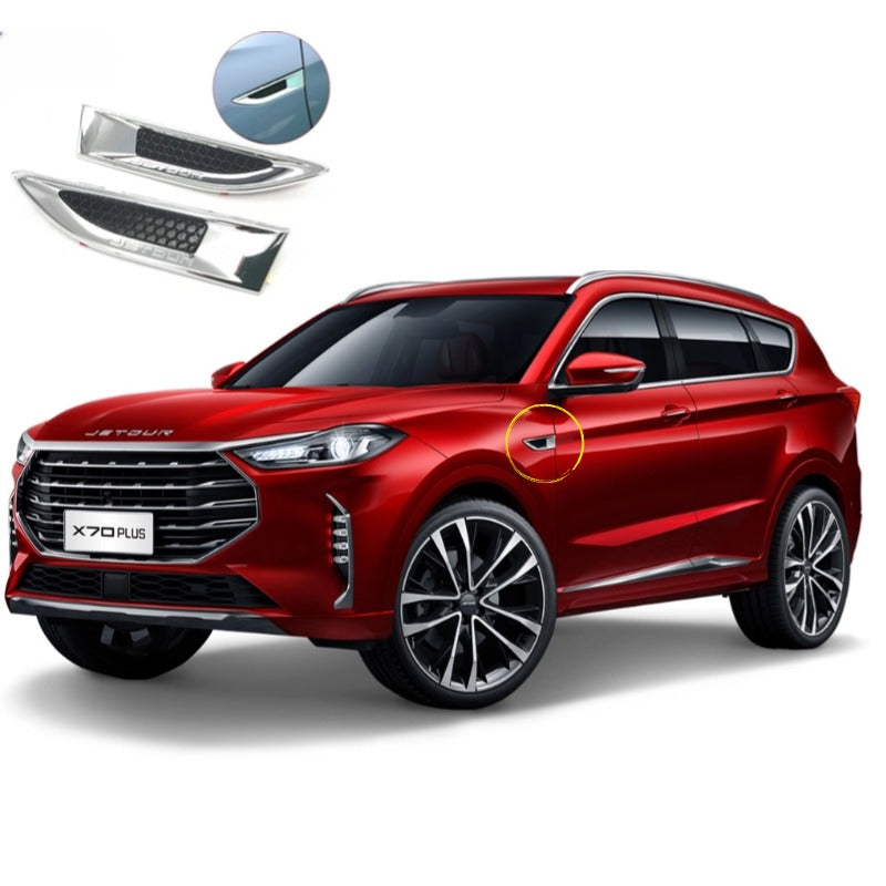 Automotive fender logo trim strip for Chery Jetour X70 Plus