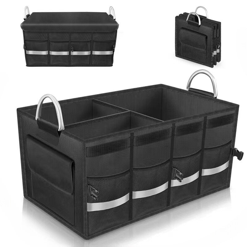 Rear Trunk Organizer Storage  (Collapsible Black)