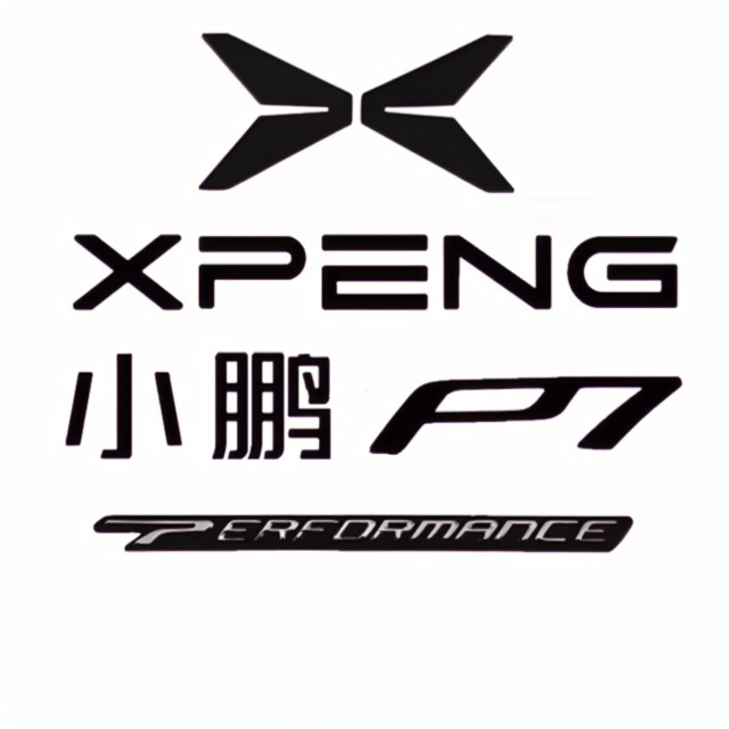 XPENG Car Body Logo Blackened Logo