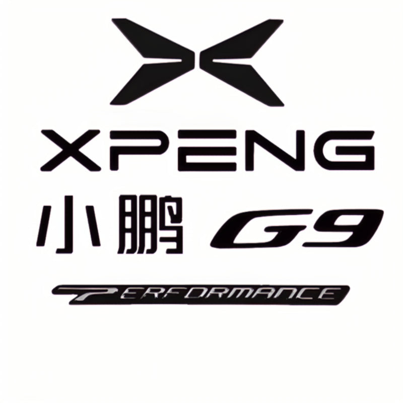 XPENG Car Body Logo Blackened Logo