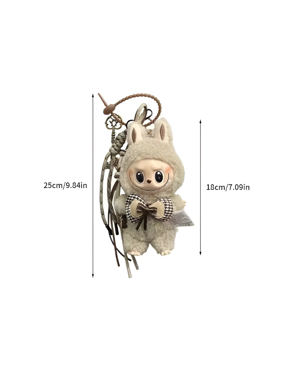 labubu doll keychain