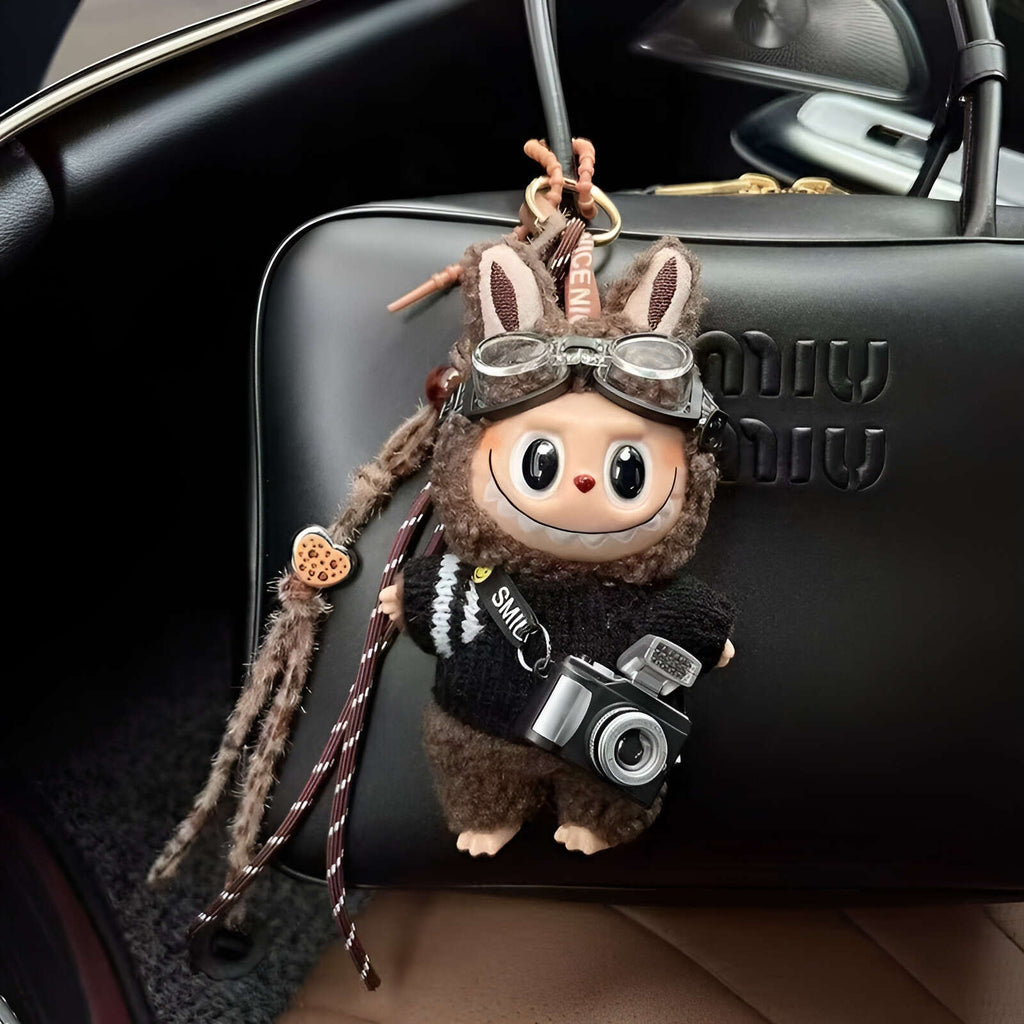 labubu doll keychain