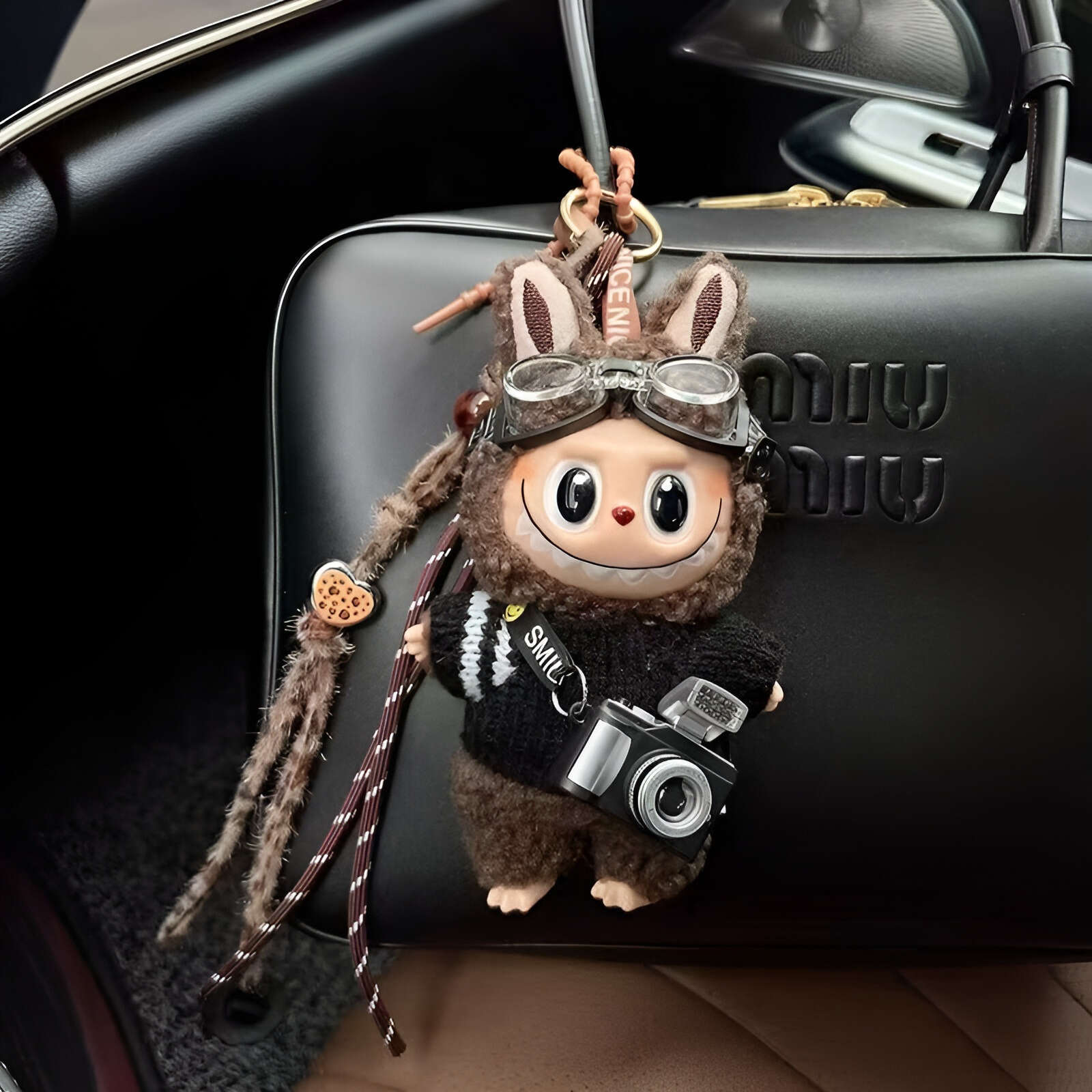 labubu doll keychain