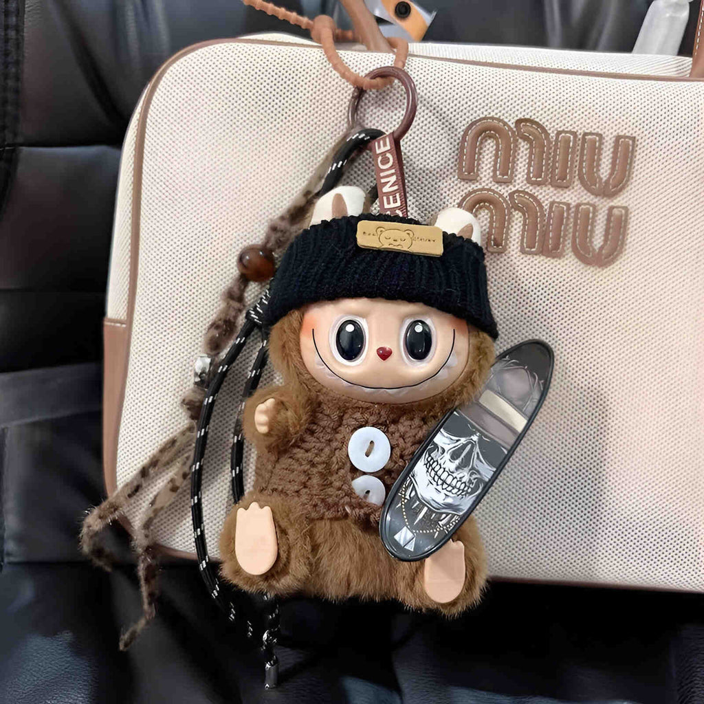 labubu doll keychain