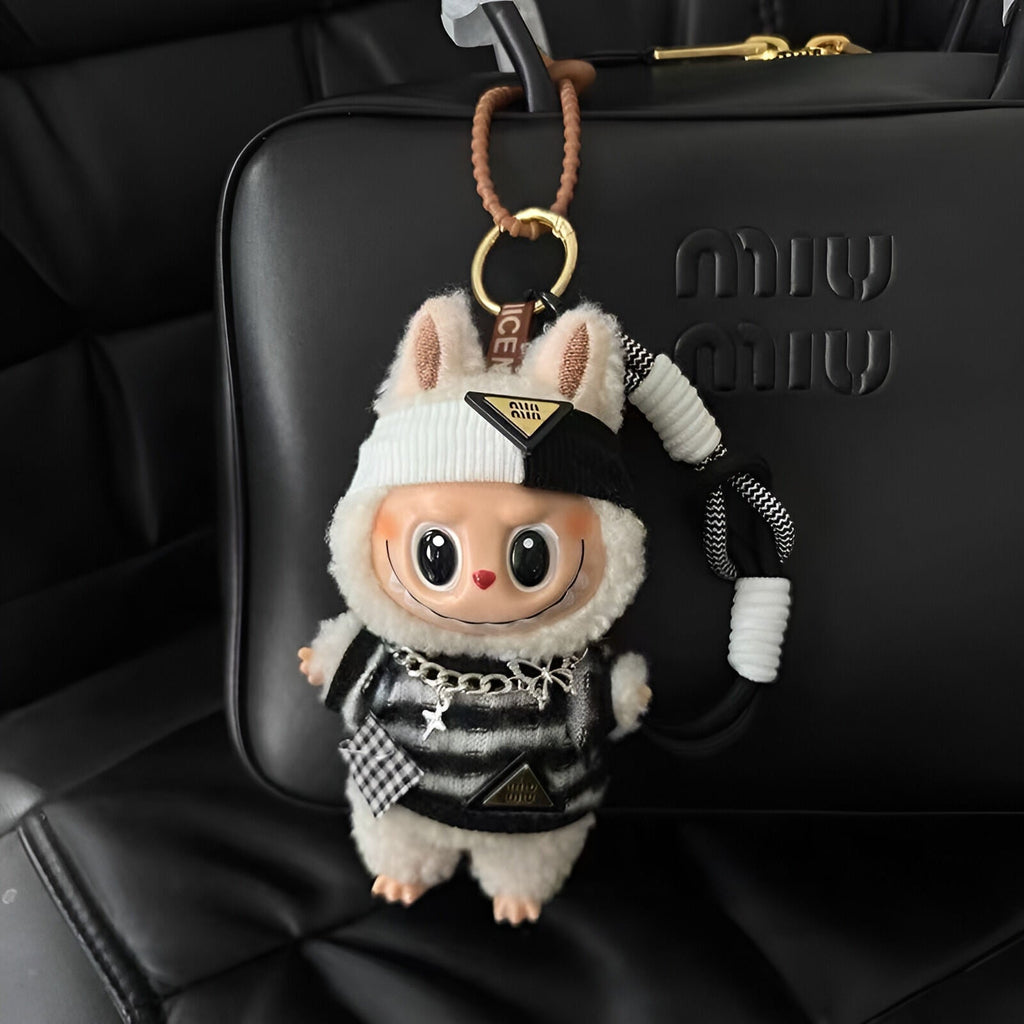 labubu doll keychain