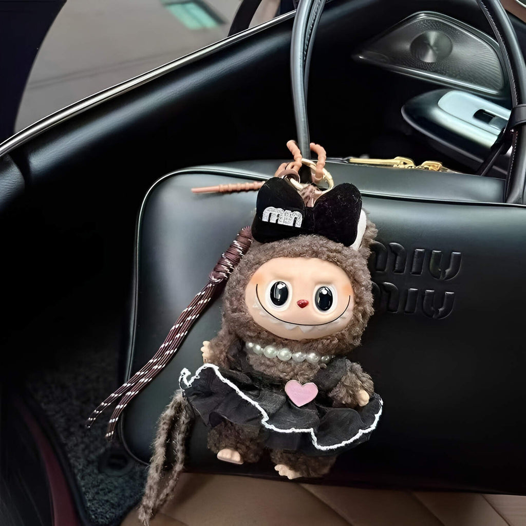 labubu doll keychain