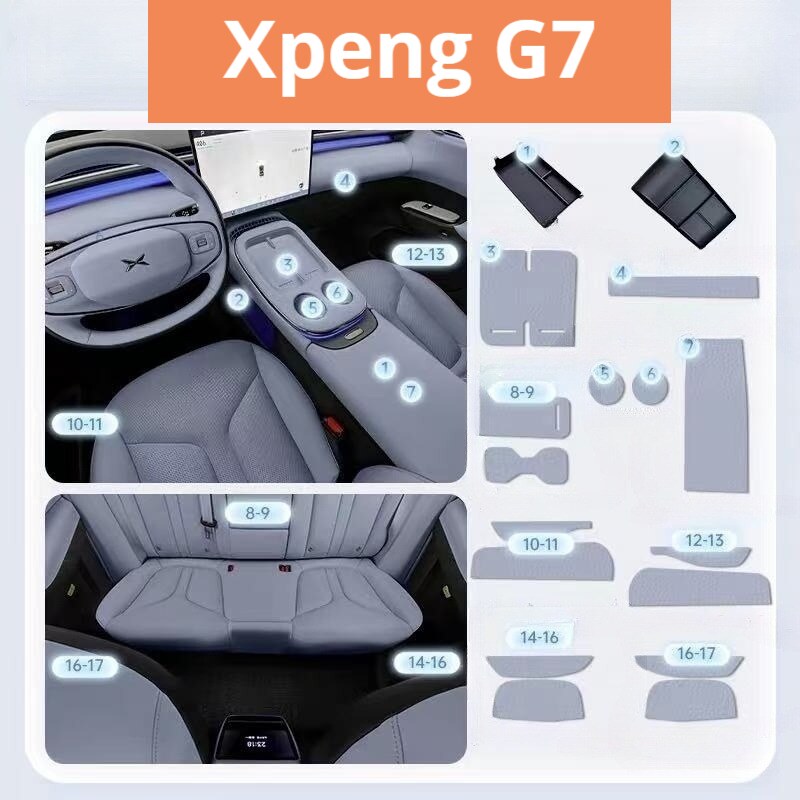 Xpeng G7 Full interior protection mat + storage box