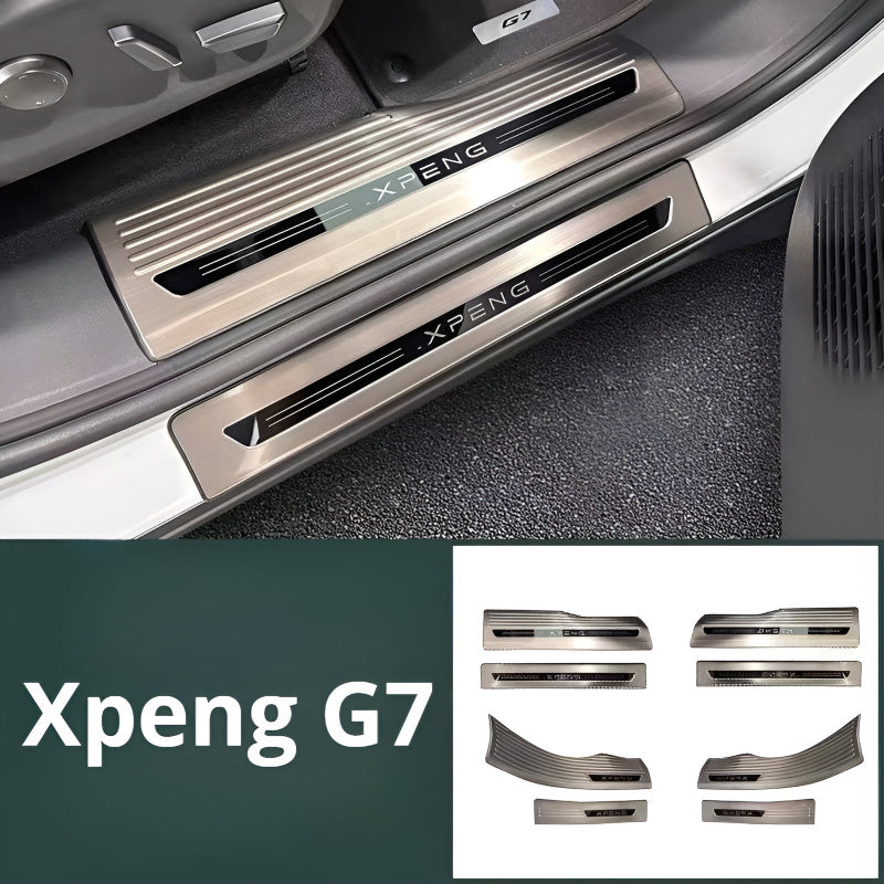 Xpeng G7  Front and Rear Door Car Pedal Kick Protection Strip ( 8 pieces )