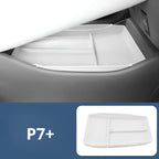 P7+ Scatola portaoggetti per bracciolo e cuscinetto in silicone per console centrale e scatola portaoggetti inferiore per console centrale