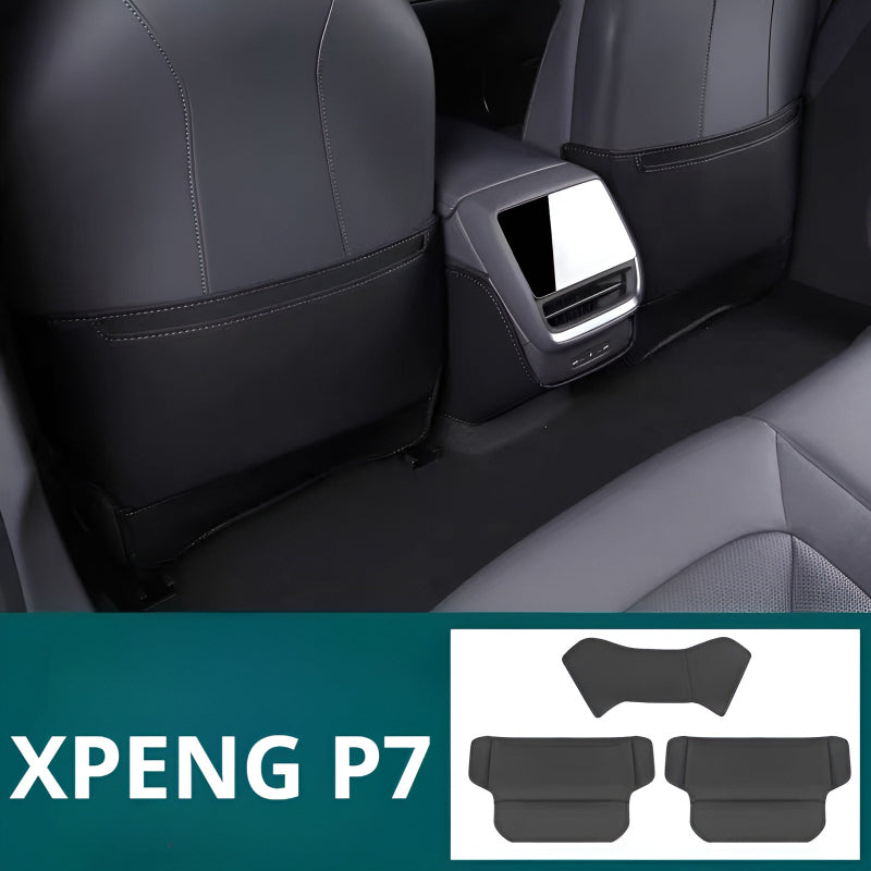 25 Xpeng P7 Seat Back Protector Mats  (3 Pcs)