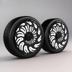 Xpeng Customizable full wrap hubcaps (pack of 4)