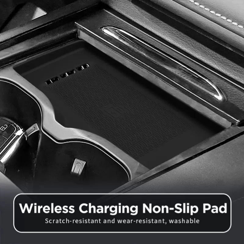 Non-slip silicone mat for car charging place for Chery Omoda