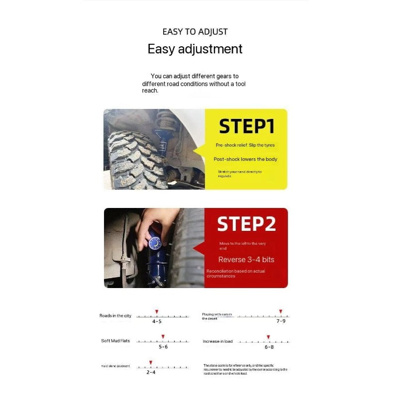 Car Tuning Adjustable Shock Absorbers for Chery Jetour X70