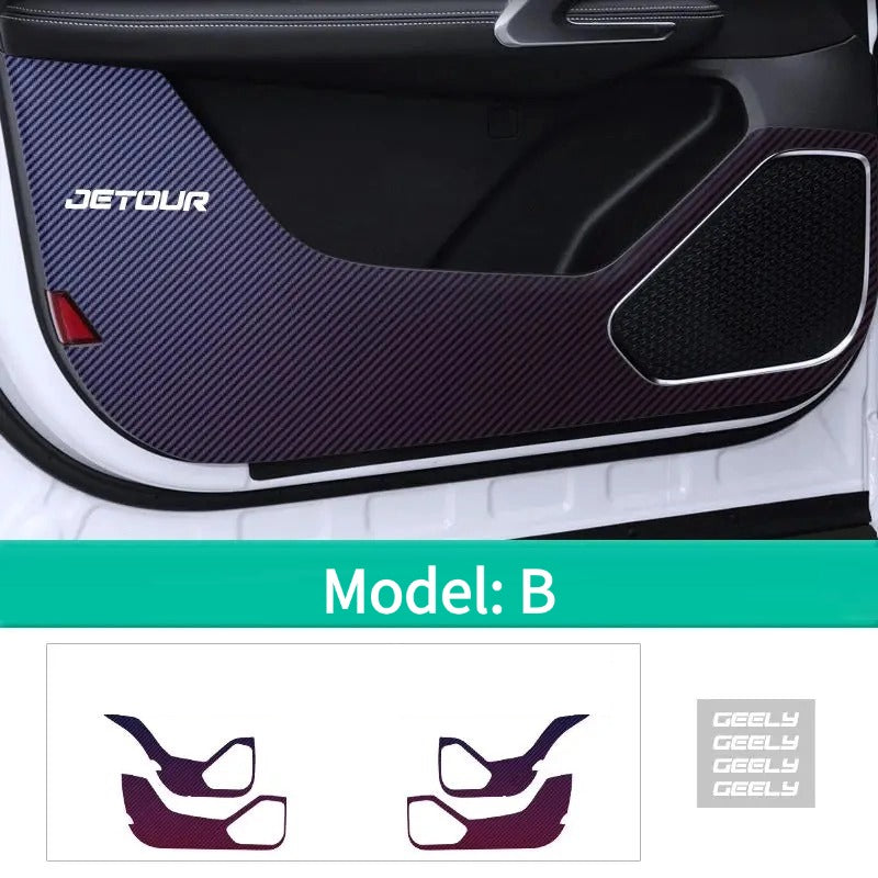 Adesivo anti-calcio in fibra di carbonio per Chery