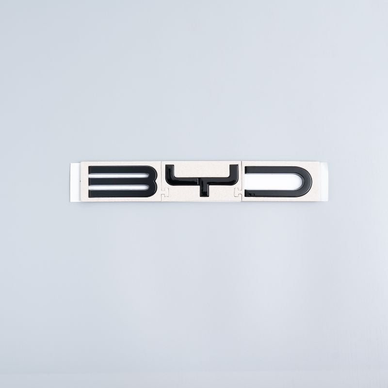 Rear Bumper Glossy Black Badges LOGO for BYD