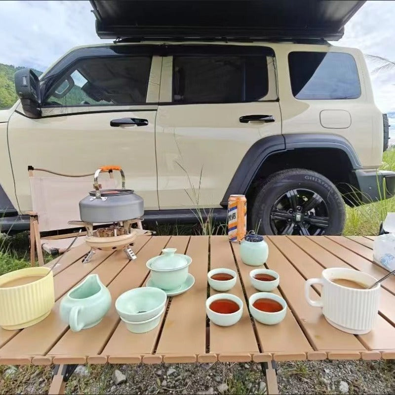 Car Roof Side Sunshade Tent (Aluminum Alloy Material)