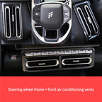 La piastra decorativa delle prese d'aria del cruscotto della console centrale dell'auto è utilizzata per Chery Jetour T1