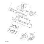 Front and Rear Brake Pad Set for MG HS
